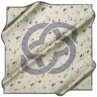  - Aker İpek Krep Saten Eşarp / 90*90 / 7568701-351