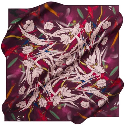 Aker - Aker İpek Krep Saten Eşarp / 90*90 / 7636701-392