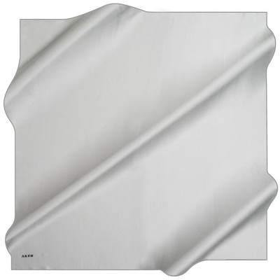 Aker - Aker Taşlanmış Düz Renk İpek Krep Saten Eşarp / 7747758-371