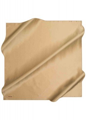 Aker - Aker Taşlanmış Düz Renk İpek Krep Saten Eşarp / 7747758-364