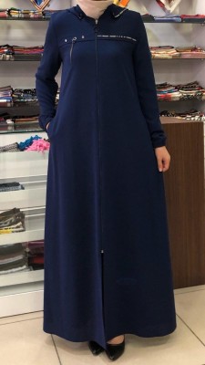 - Arkası Rivetli Ferace İndigo/4084
