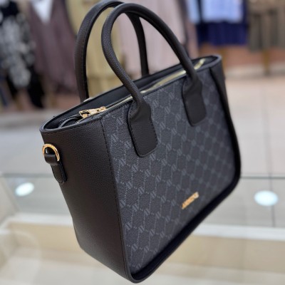 Armine Çanta Siyah Noktalı/419 - Thumbnail