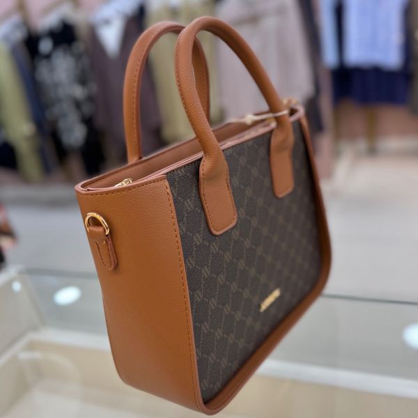 Armine Çanta Kahve Noktalı/419