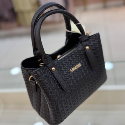 Armine Çanta Siyah Örgü/416 - Thumbnail
