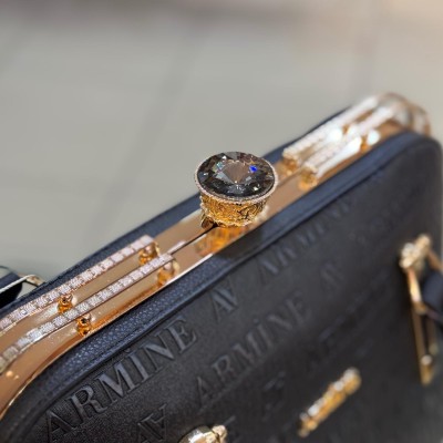 Armine Çanta Lazer Siyah /339 - Thumbnail