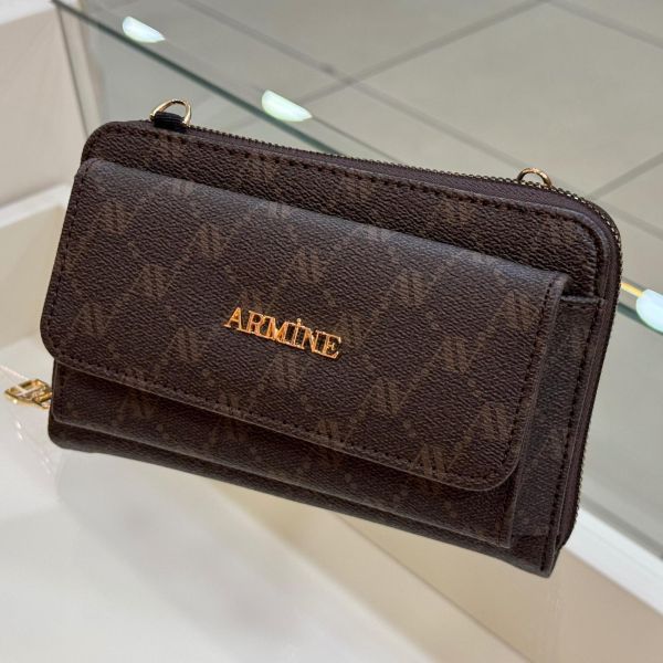 Armine Çanta Noktalı Kahve/324