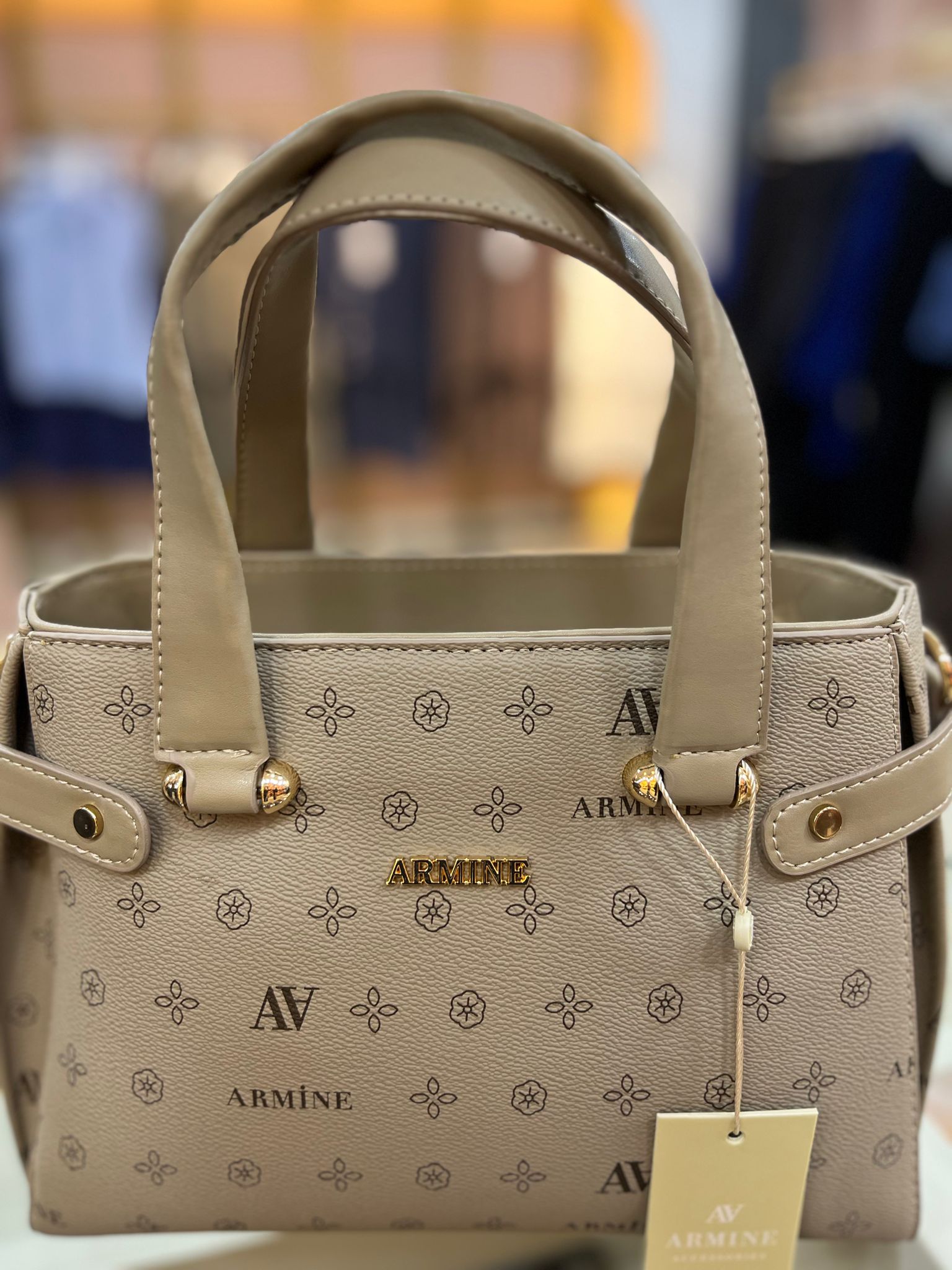 ARMİNE - Armine Çanta Vizon Baskılı/172