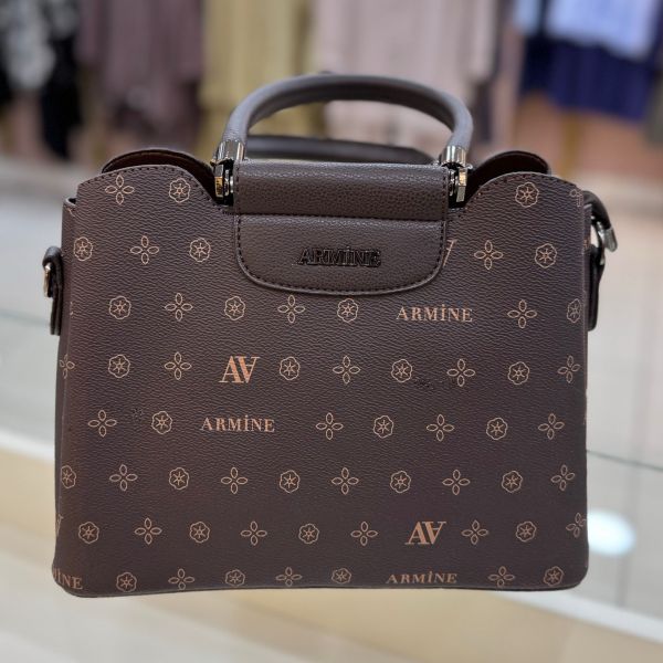 Armine Çanta Kahve Baskılı/342