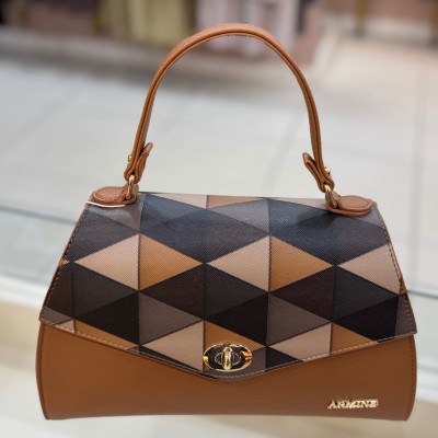 Armine Çanta Taba Ekose/409 - Thumbnail