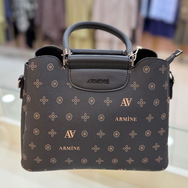 Armine Çanta Siyah Baskılı/342
