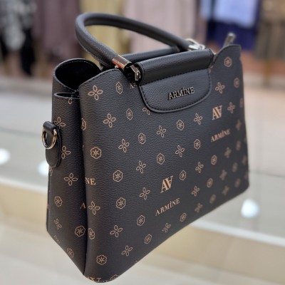 Armine Çanta Siyah Baskılı/342 - Thumbnail