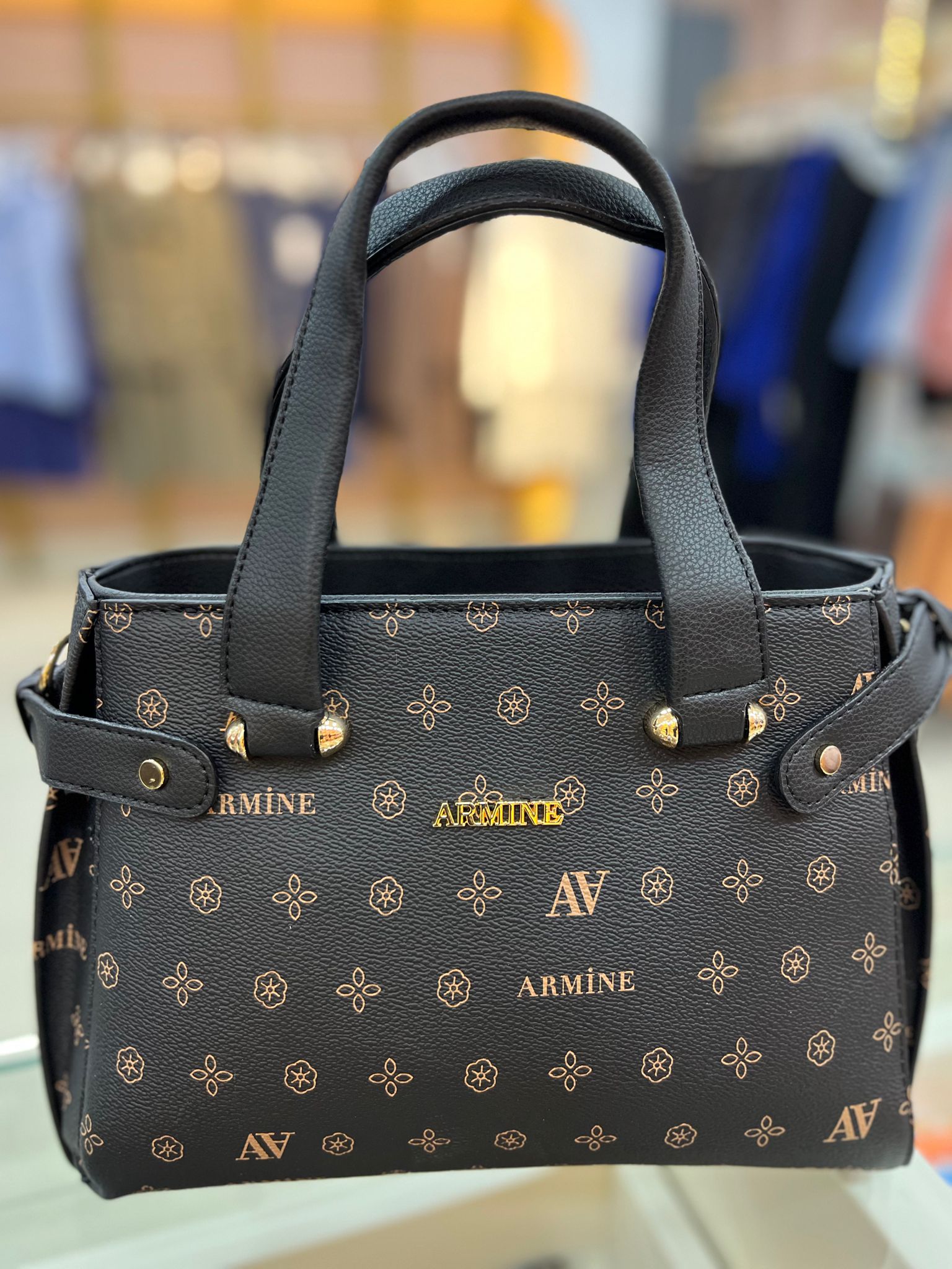 ARMİNE - Armine Çanta Siyah Baskılı/172