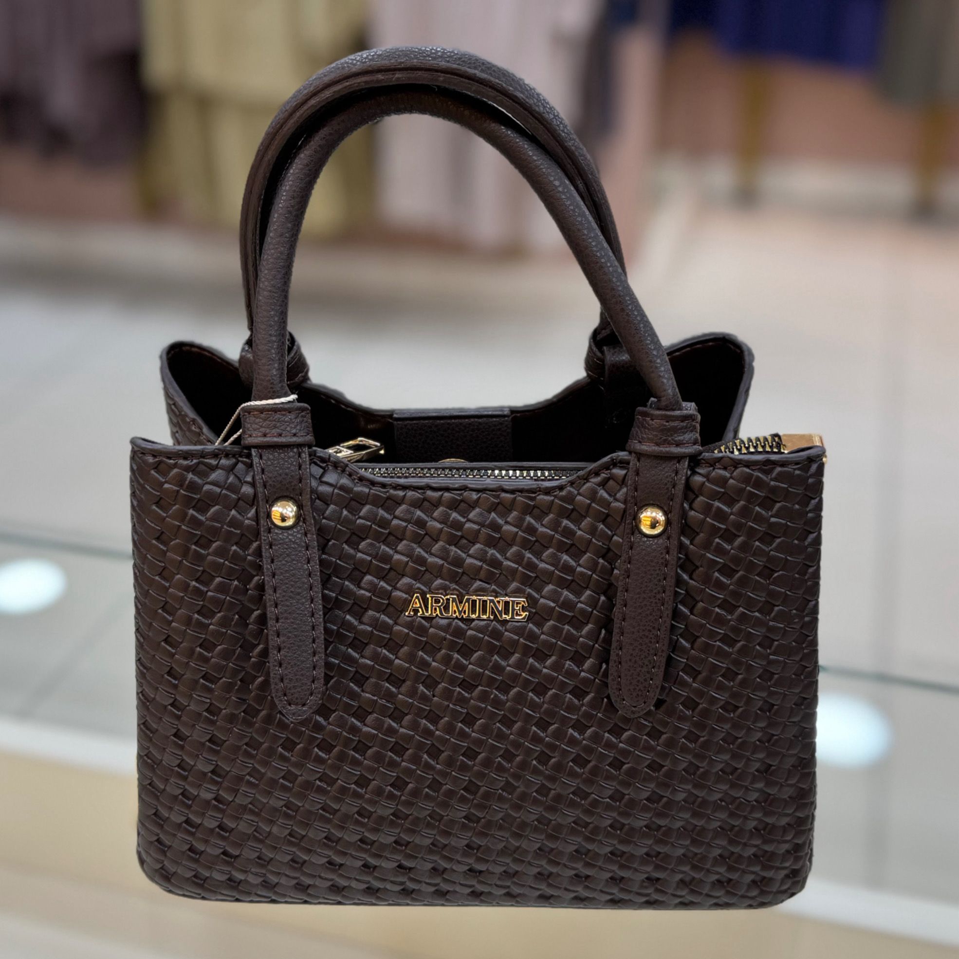 ARMİNE - Armine Çanta Kahve Örgü/416
