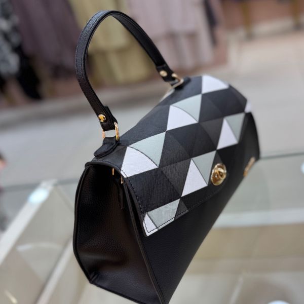 Armine Çanta Siyah Ekose/409