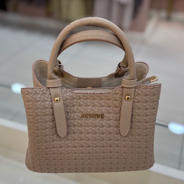 Armine Çanta Vizon Örgü/416