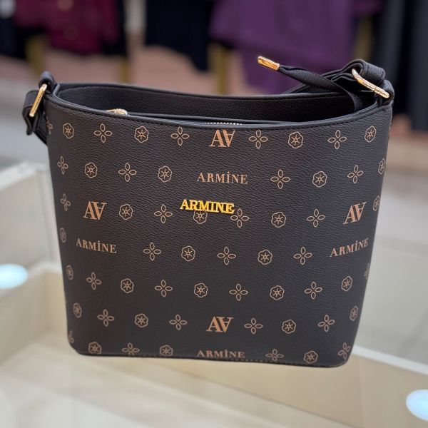 Armine Çanta Siyah Baskılı/254