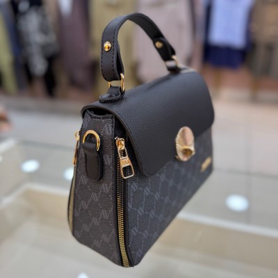 Armine Çanta Siyah Noktalı/415 - Thumbnail