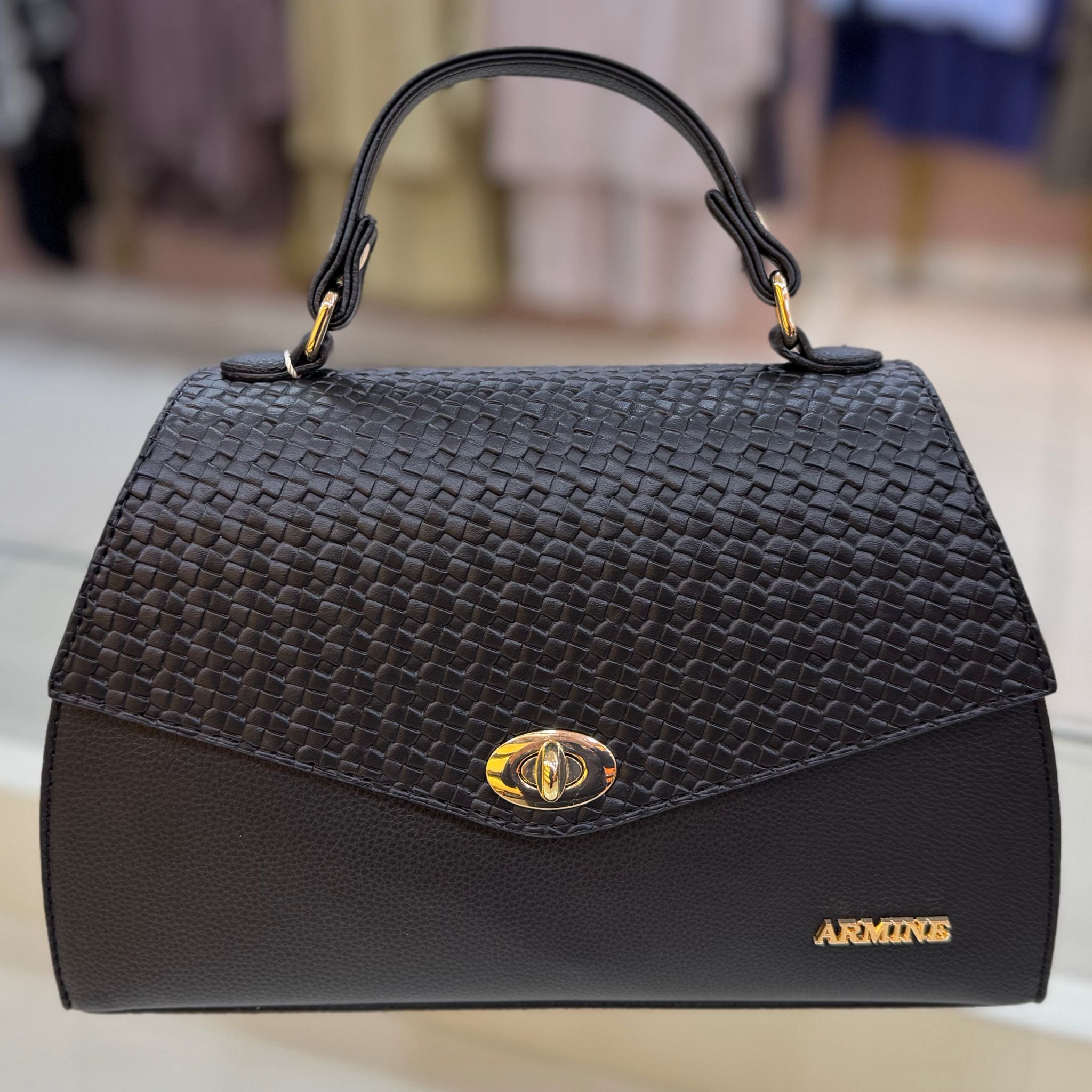 ARMİNE - Armine Çanta Siyah Örgü/409
