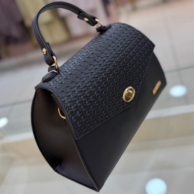 Armine Çanta Siyah Örgü/409 - Thumbnail