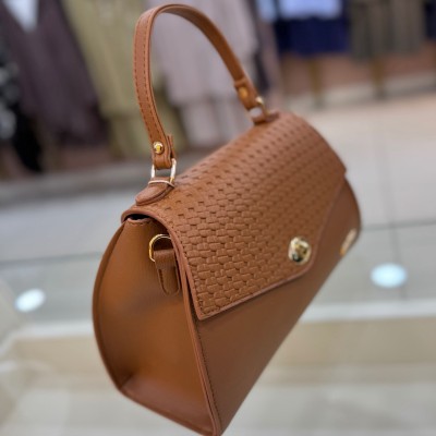 Armine Çanta Taba Örgü/409 - Thumbnail