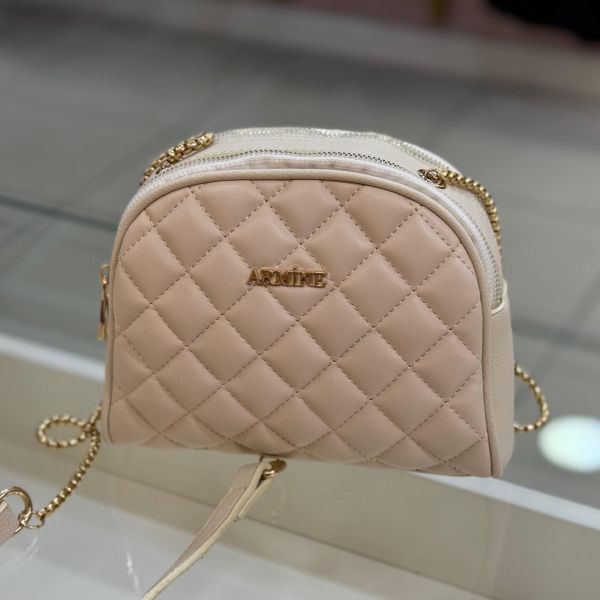 Armine Çanta Kapitone Krem /367