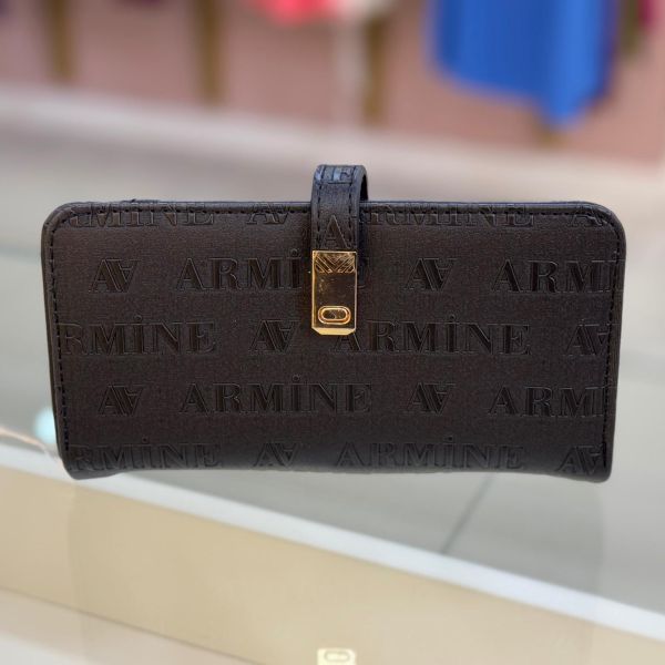 Armine Cüzdan Lazer Siyah/C02