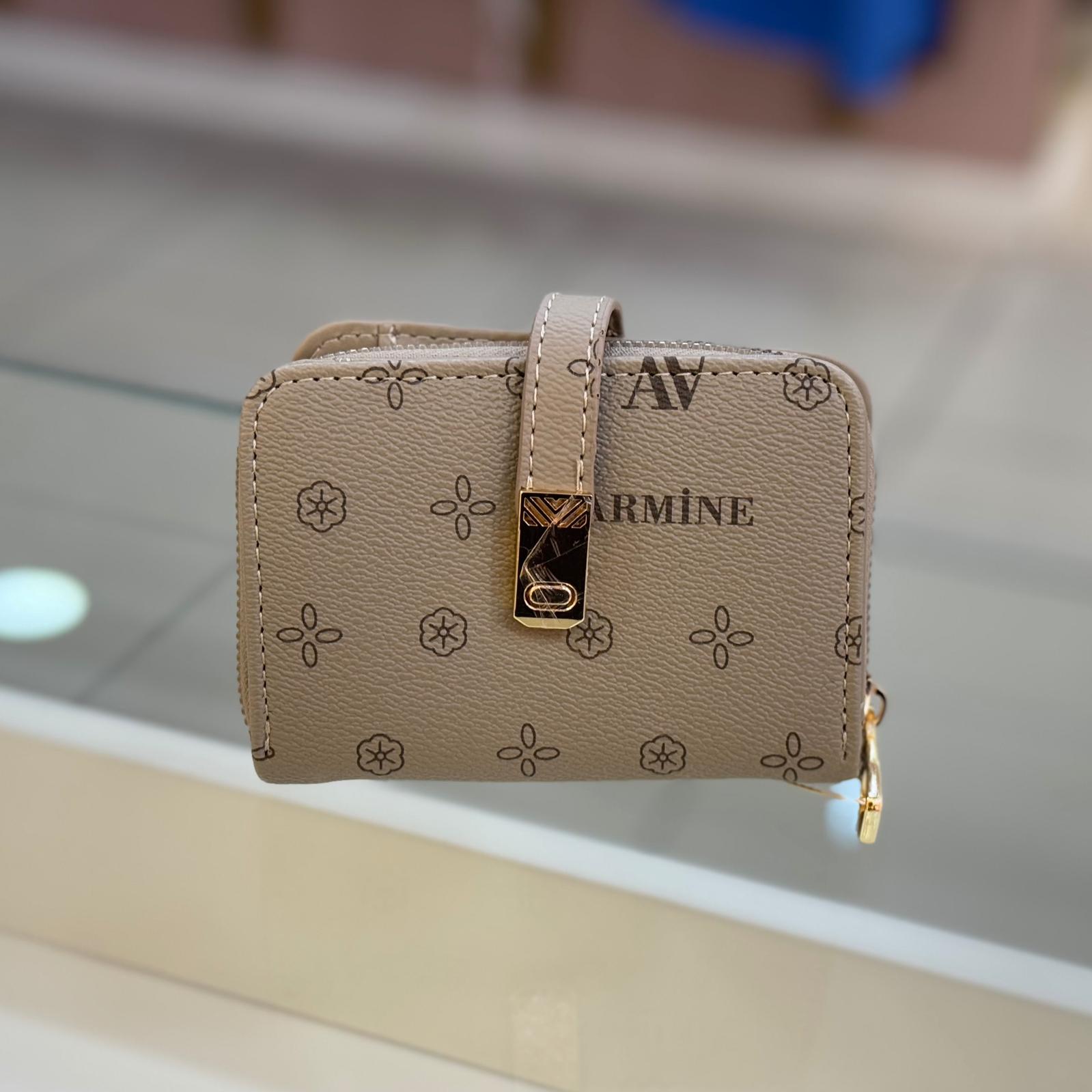 ARMİNE - Armine Cüzdan Baskılı Vizon /C12