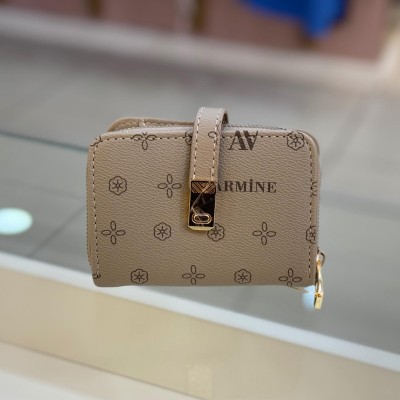 ARMİNE - Armine Cüzdan Baskılı Vizon /C12