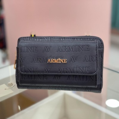  - Armine Lazer Cüzdan Çanta Siyah/324