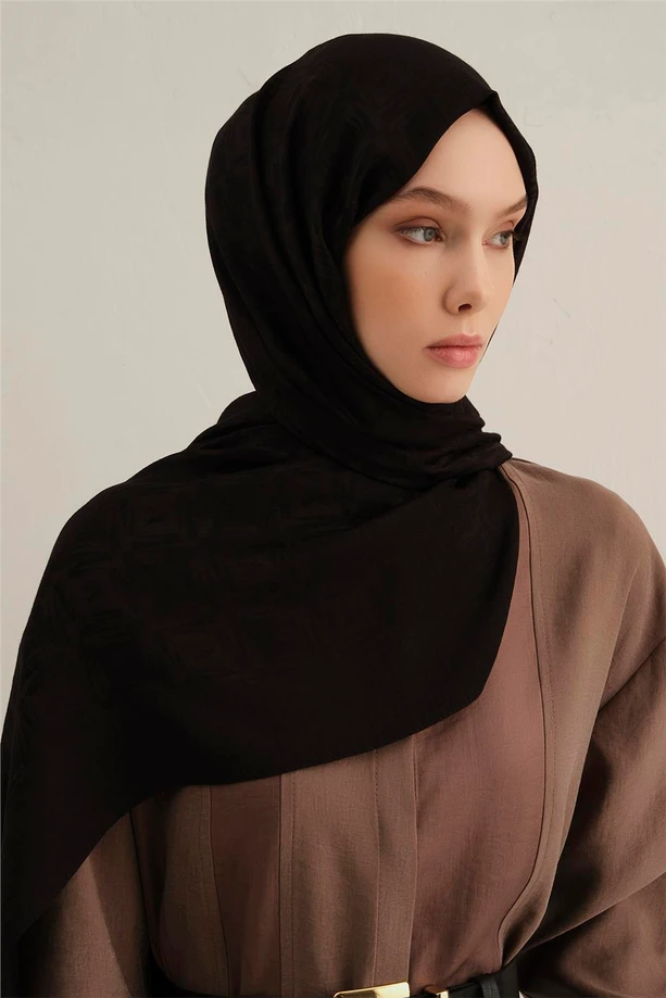 Armine Lyocell Naia Kare Monogram Şal/6-01