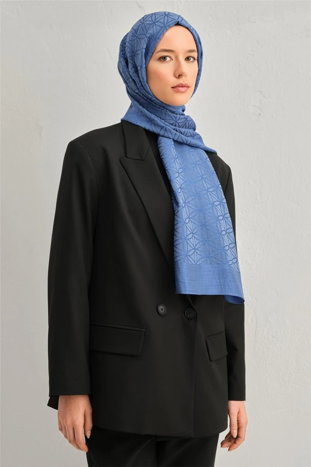  - Armine Lyocell Naia Yıldız Desen Şal/1113-16