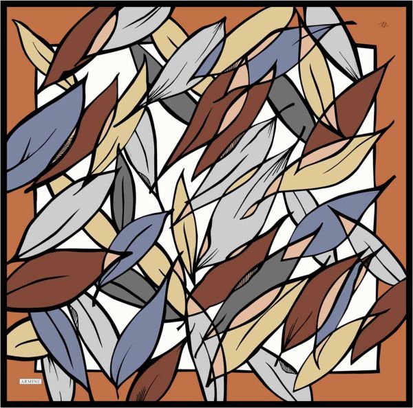 Armine Sura İpek Eşarp / 8957D-31