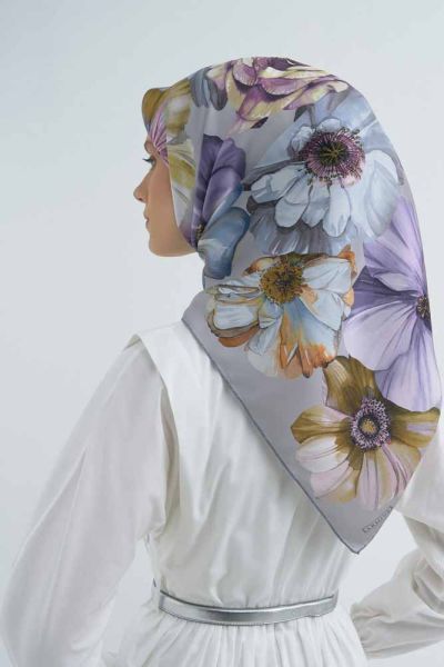 Armine Sura İpek Eşarp/ 9503D-04