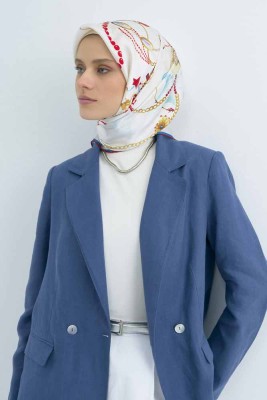 Armine Sura İpek Eşarp/ 9527D-01 - Thumbnail