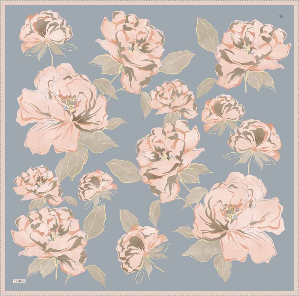  - Armine Sura İpek Eşarp/ 9509D-81