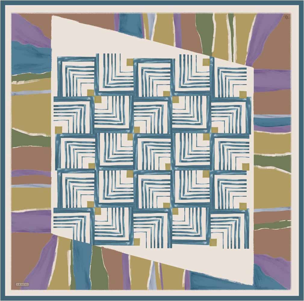  - Armine Sura İpek Eşarp/ 9534D-01