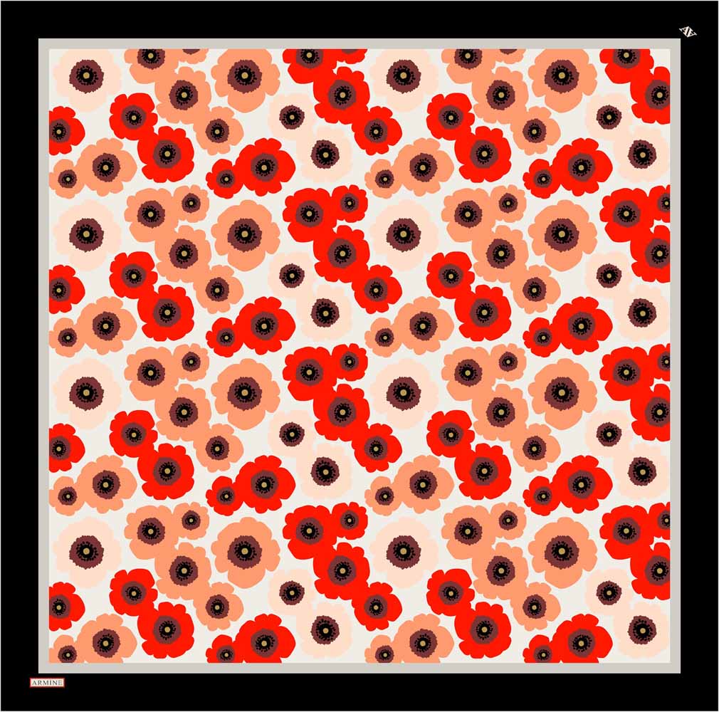 Armine - Armine Tivil İpek Eşarp /9106D-04