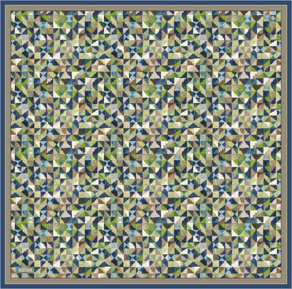 Armine Tivil İpek Eşarp/9214D-34