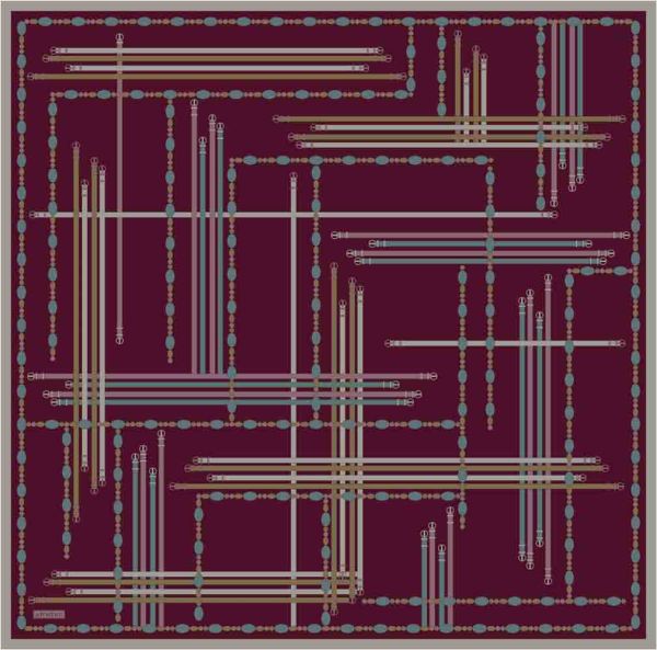 Armine Tivil İpek Eşarp/9407D-03