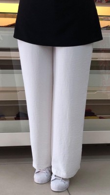  - Ayrobin Bol Paça Pantolon Ekru/0180