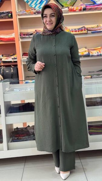 Ayrobin Hakim Yakalı Takım Yeşil /6017