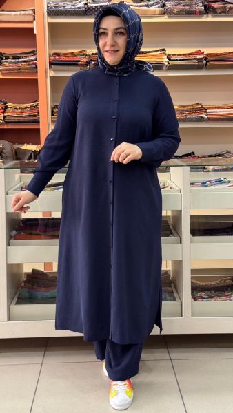 Ayrobin Hakim Yakalı Takım Lacivert/6017