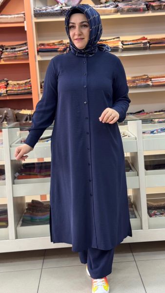 Ayrobin Hakim Yakalı Takım Lacivert/6017