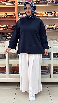 LOREEN - Basic Kısa Tunik Lacivert / 20735 