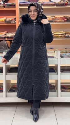 Baklava Desen Mont Siyah/6229 - Thumbnail