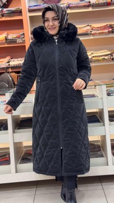 Baklava Desen Mont Siyah/6229 - Thumbnail