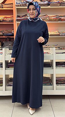 Puane - Basıc Elbise Lacivert/12671 