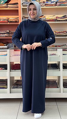 Puane - Basıc Elbise Lacivert/12671 