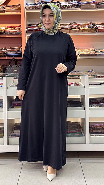 Basıc Elbise Siyah/12671