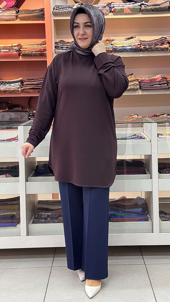 Basic Tunik Kahve/ 1350   - 1